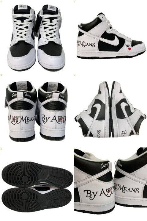 楽天市場】22SS SUPREME × NIKE SB DUNK HIGH OG QS 白黒 US10/28.0 22 
