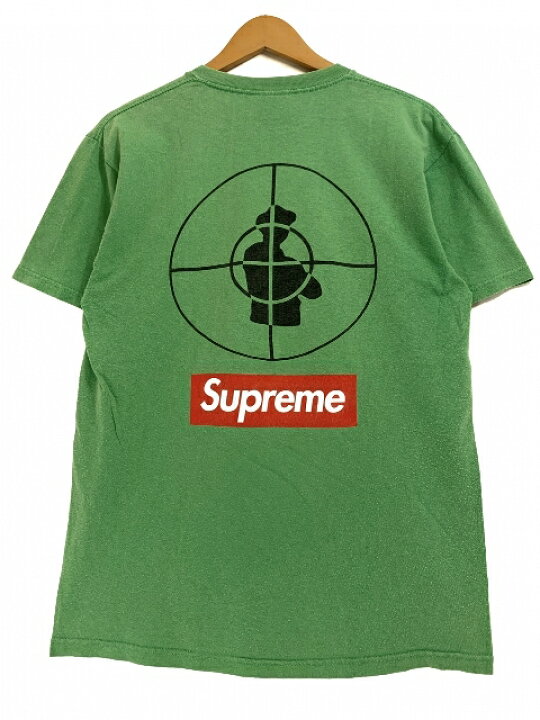 楽天市場】06SS SUPREME × PUBLIC ENEMY Logo Tee 黄緑 M 00s 