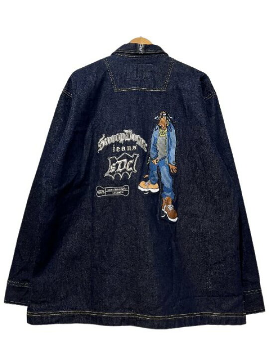 楽天市場】00s SNOOP DOGG Clothing Denim Jacket 紺 XXL スヌープ 