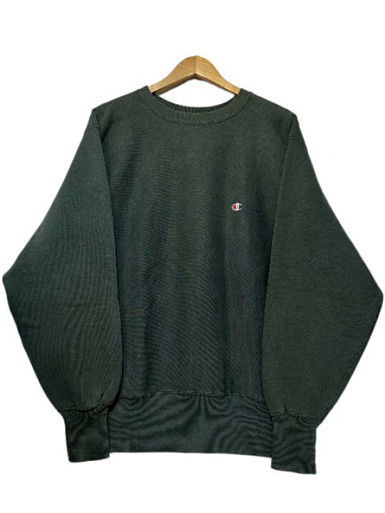 楽天市場】USA製 90s Champion Reverse Weave Sweatshirt 緑 L  