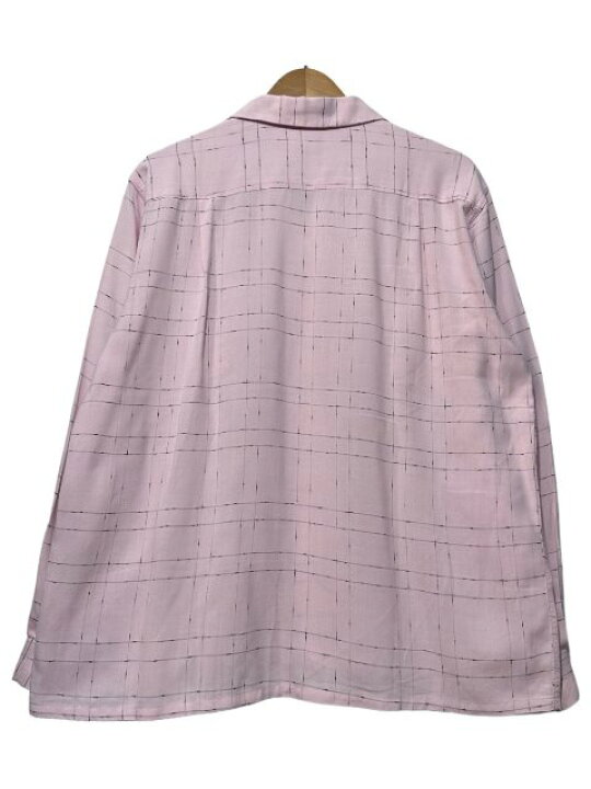 楽天市場】50s PILGRIM Rayon Open Collar L/S Shirt ピンク L  
