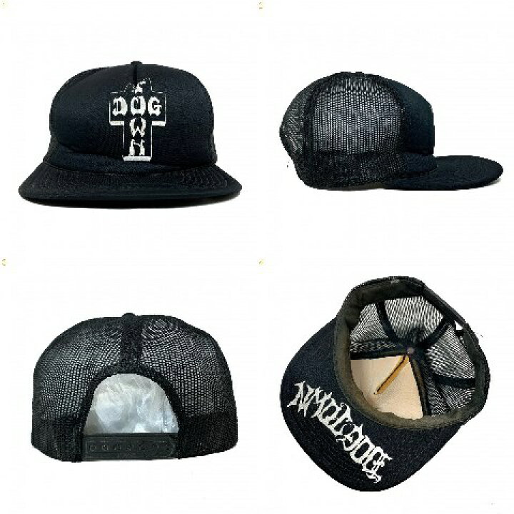 楽天市場】80s〜90s DOGTOWN Logo 5 Panel Mesh Cap 黒 ドッグタウン 
