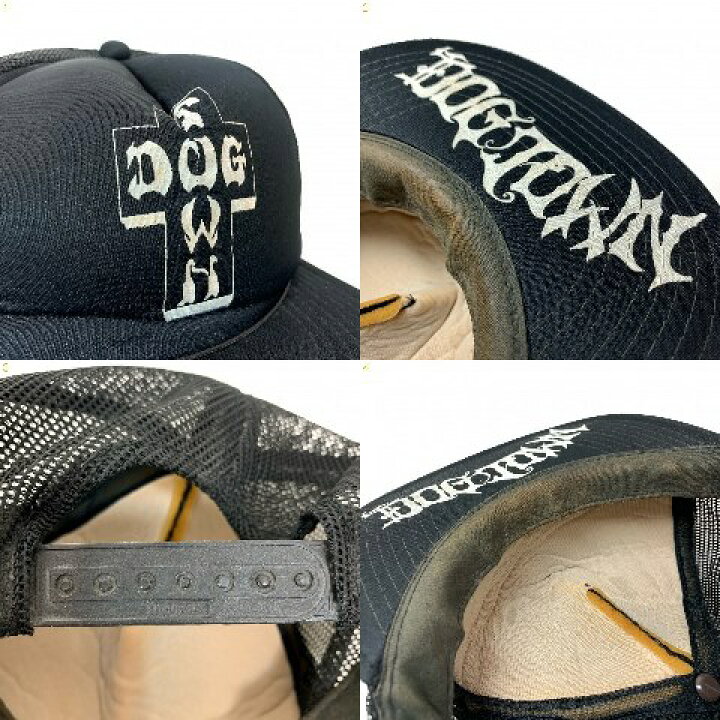 楽天市場】80s〜90s DOGTOWN Logo 5 Panel Mesh Cap 黒 ドッグタウン 