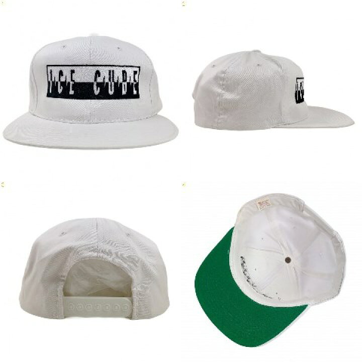 楽天市場】90s ICE CUBE Logo 6 Panel Cap 白 アイスキューブ キャップ 