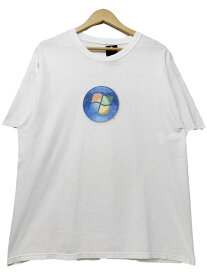 00s Microsoft Windows Vista Print S/S Tee 白 XL相当 マイクロソフト ウィンドウズ ビスタ 半袖 Tシャツ 企業物 企業T ホワイト 古着 【中古】