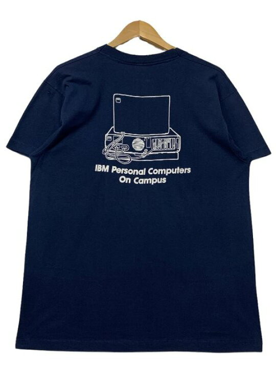 楽天市場】USA製 80s IBM Print S/S Tee 紺 XL アイビーエム 半袖 T 