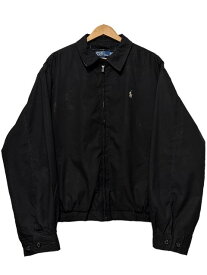 Polo Ralph Lauren Drizzler Jacket 黒 XL ポロラルフローレン スイングトップ ドリズラージャケット ポニー ブラック 古着 【中古】