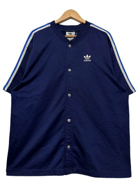 楽天市場】90s adidas S/S Track Jacket 紺 L アディダス 半袖 
