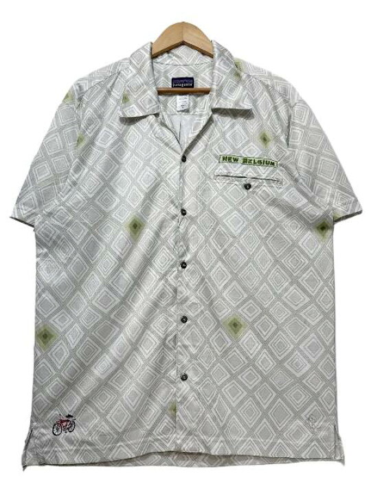 楽天市場】06年製 patagonia Rhythm Polyester S/S Shirt 緑 L 00s 