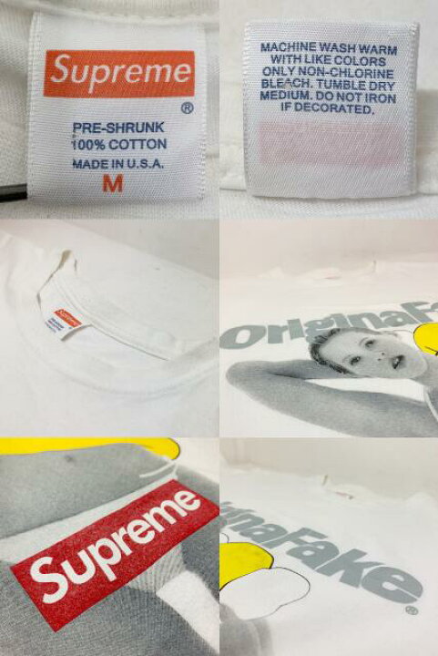 楽天市場】08SS SUPREME × ORIGINAL FAKE 代官山10周年記念 Kate Moss 
