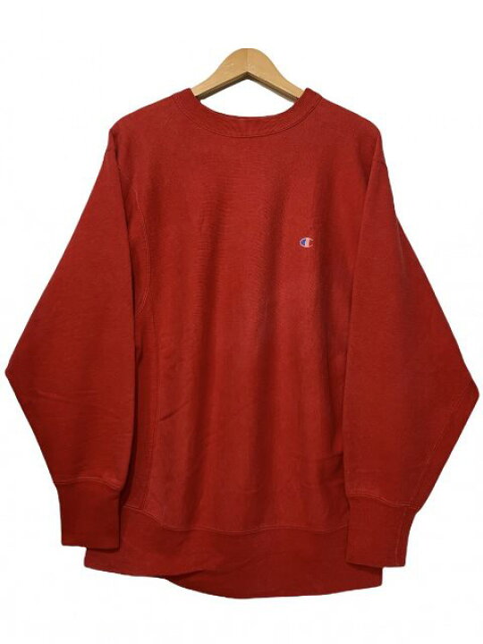 楽天市場】USA製 80s Champion Reverse Weave Sweatshirt 赤 XL 