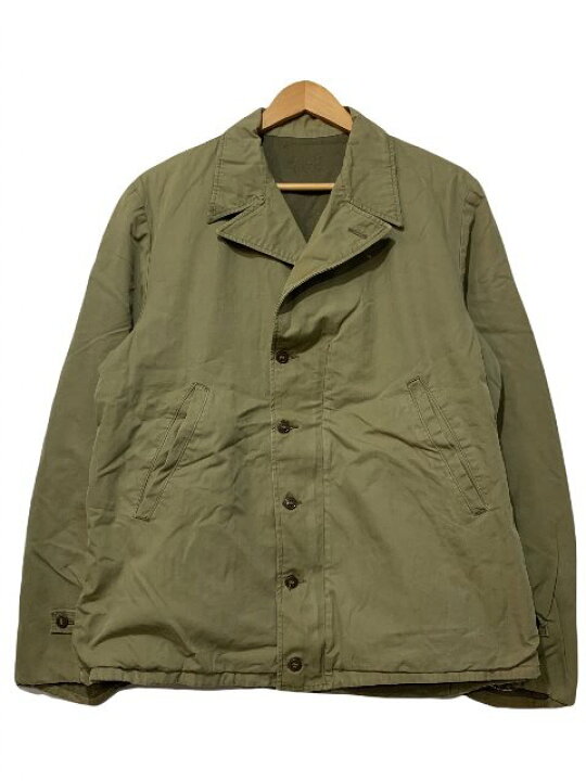 楽天市場】40s US NAVY N-4 Deck Jacket オリーブ 36相当 米軍実物 