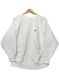 USA製 90s Champion Reverse Weave Sweatshirt 白 M 刺繍タグ チャンピオン リバースウィーブ スウェット 目つき 目玉 目あり ホワイト 古着 【中古】