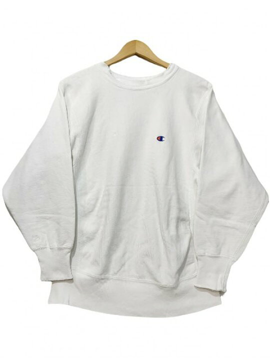 楽天市場】USA製 90s Champion Reverse Weave Sweatshirt 白 M 刺繍  