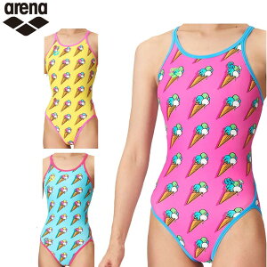 arena アリーナ AS4FWM14W タフスーツ 練習用水着 レディース 水泳 競泳 トレーニングワンピース アリーナくん アイス