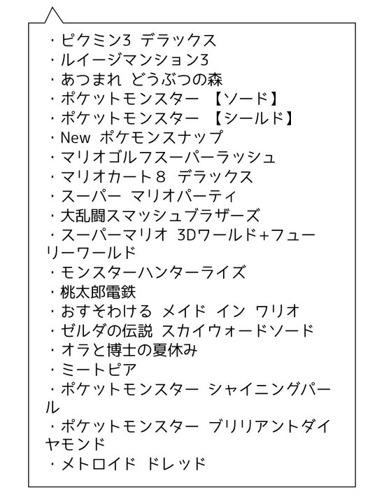 楽天市場】【福袋L】ニンテンドー スイッチ本体 ソフト セット 