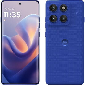 【外装箱角潰れ】Motorola edge 60 pro ダーズブルー MediaTek Dimensity 8350 6.7インチ メモリ/ストレージ：12GB/256GB nanoSIM/eSIM SIMフリースマートフォン ダーズブルー PB7U0001JP