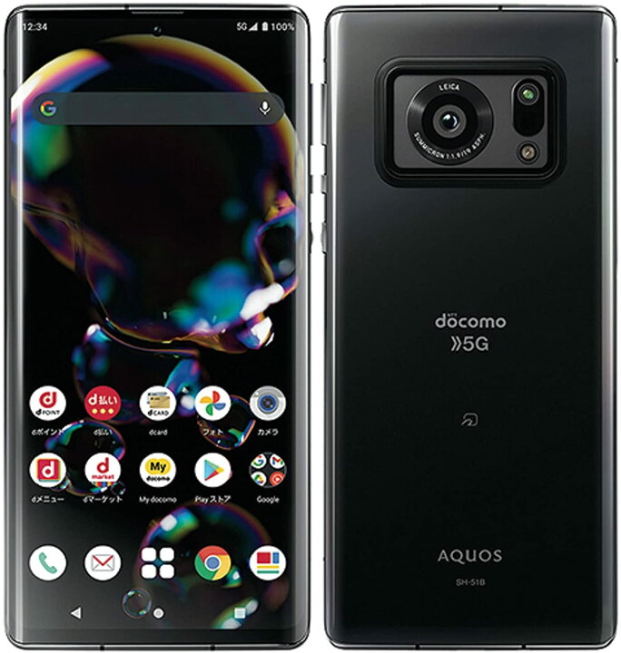 楽天市場】SHARP AQUOS R6 SH-51B ブラック SIMロック解除済み 新品 未 