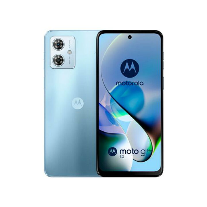 楽天市場】moto g64y 5G 4GB+128GB Y!mobile シルバーブルー SIMフリー 
