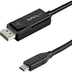 StarTech.com USB-C - DisplayPort 1.4 ϊP[u/1m/oϊΉ/8K60Hz/HBR3AHDRAD