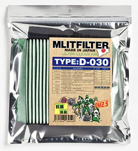 Mlitfilter(エムリットフィルター) ダイハツ 軽自動車 エアコンフィルター スバル トヨタ他 車種に適合 D-030(G) 花粉対策