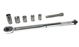 エマーソン タイヤ交換工具 トルクレンチセット EM-29 ソケット5個(14/17/19/21薄口ロング/24mm)+エクステンション+専用ケ
