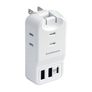 JV(Kashimura) ECOΉ d^bv sp USB[qt PD20W USB-A2+USB-C1+ACd3
