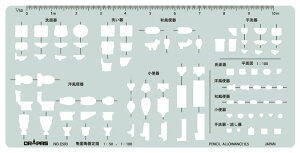 �h���p�X �e���v���[�g E503 �����K 1:50 1:100 31503