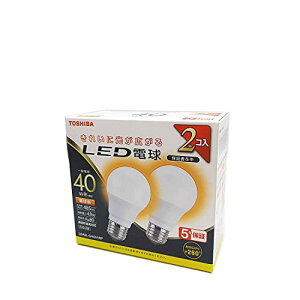 ����(TOSHIBA) LED�d�� 40W���� �S���� �d���F E26���� 2P �����Ή� LDA5L-G/40V1RP