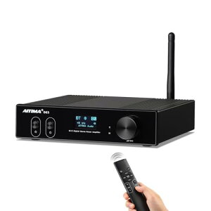 AIYIMA D03 Bluetooth5.0 �p���[�A���v 150W * 2 HIFI2.1�f�W�^���A���v ACC�ASBC�AaptX�AaptX