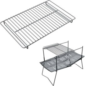 Tokyo Camp 焚き火台専用 焼き網 五徳 ロストル ステンレス バーベキューグリル 洗いやすい ワイヤー網 キャンプグリル (網単品(標