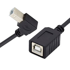 CY USB 2.0 B�^�C�v �I�X-���X�����P�[�u�� �_�E���A���O�� 90�x 20cm �v�����^�X�L���i�[�f�B�X�N�p