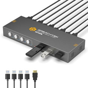 4K KVMXCb` HDMIAtUSB3.0|[gA4PCRs[^1̃j^LAKVM 4 ؑ֊A4K@60HzΉA