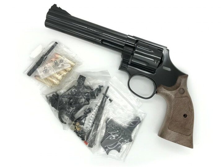 楽天市場】モデルガン組立キット マルシン S&W M586 6インチ ディープ 