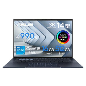 ASUS rWlX m[gp\R ExpertBook B9 OLED 14.0 WUXGA OLED Core i5 1335U  16GB SSD 512GB Iris Xe Windows11Pro Wi-Fi6E Thunderbolt4 HDMI WebJ F m[g PC GCX[X B9403CVA-KM0040X y@ll/