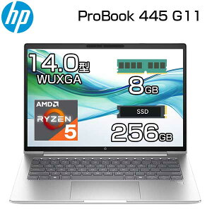 HP �m�[�g�p�\�R�� ProBook 445 G11 14.0�C���` WUXGA AMD Ryzen 5 7535U ������ 8GB SSD 256GB Windows11 Pro �L�� ����LAN WEB�J���� �w��Z���T�[ �m�[�gPC �p�\�R�� �V�i A25BZPA-ABBE