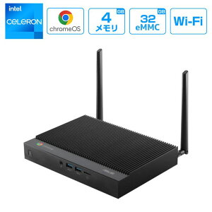yő50ȏOFF yVX[p[Z[z Vi fXNgbv Chromebox Intel Celeron 5205U  4G eMMC 32G LAN/Wi-Fi6 Chrome OS/ ChromeOS ASUS ( GCX[X ) CHROMEBOX4-GC019UN wZ rWlX ZLeB p\R