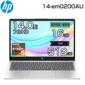 y|Cgő28{z HP m[gp\R 14-em0200AU 14.0C` tHD AMD Ryzen 5 7530U 4.5GHz  16GB SSD 512GB Windows11 LAN WEBJ@wZT[ m[g PC p\R Vi BD5A3PA#ABJ