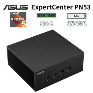ASUS �~�j �f�X�N�g�b�v�p�\�R�� ExpertCenter PN53 CPU AMD Ryzen5 7535H ������ 8GB DDR5 �X�g���[�W 256GB SSD windows11 �L�� ����LAN USB4 ���� �ȃX�y�[�X �f�X�N�g�b�vPC �G�C�X�[�X PN53-S5097AD �V�i �y���Ԏw��