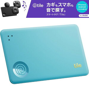 Tile SLIM 2024 X}[ggbJ[ ^J[h^ zEΉ Life360Ag IP68h Bluetooth ő105m 3Ndr Cgu[ RE-62031-BLAP y[ցz
