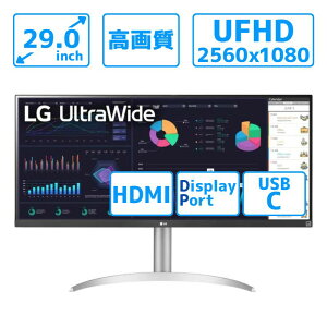 tj^[ LG 29.0^ Ch UFHD ( 2560×1080 ) IPS pl mOA LEDobNCg fBXvC ( 29WQ600-W ) Vi 21`30C`ȉ y/Ԏwsz
