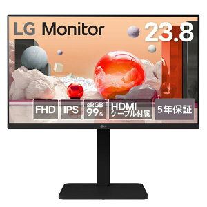 y|Cgő22{!z LG 23.8^ tHD ( 1920×1080 ) mOA IPS pl 100Hz 5ms t fBXvC HDMI D-Sub DisplayPort Ή Vi 24BA450-B @l 5Nۏ؁y/Ԏwsz