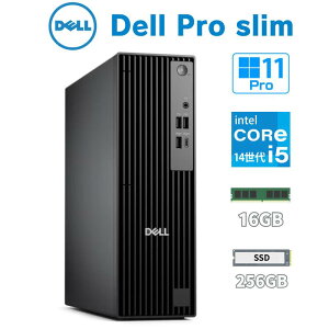 Dell �f�X�N�g�b�v�p�\�R�� Pro Slim intel Core i5 14500 14�R�A vPro ������ 16GB SSD 256GB DVD�X�[�p�[�}���` Windows11 Pro �L��LAN �L�[�{�[�h �}�E�X DisplayPort HDMI VGA PC �f�� �v�� �V�i DTOP114-004N1