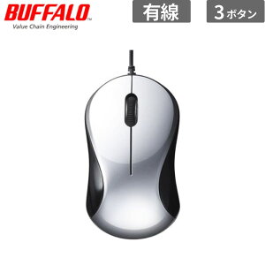 �y�ő�70%OFF&�|�C���g30.5�{�z BUFFALO �}�E�X BSMBU100SV �L�� BlueLED �É� 3�{�^���}�E�X �V���o�[ �V�i ���͋@�� BSMBU100SV �y����s��/���Ԏw��s�z