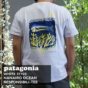 SĐViEKi p^SjA Patagonia Nanairo Ocean Responsibili Tee iiCEI[V X|VreB[ TVc 37705 WHI(WHITE) Y fB[X AEghA Lv R C V