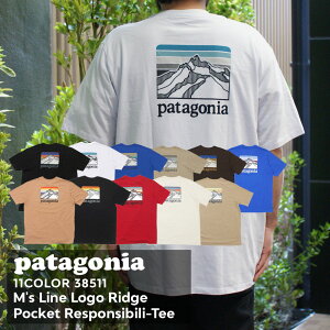 SĐViEKi p^SjA Patagonia M's Line Logo Ridge Pocket Responsibili Tee C S bW |Pbg X|VreB[ TVc 38511 Y fB[X AEghA Lv T[t C R 