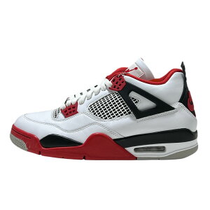 SĐViEKi Vi iCL NIKE AIR JORDAN 4 RETRO GAW[_4 g WHITE/FIRE RED-BLACK-TECH GREY DC7770-160 Y 27.5cm (tbgEFA)
