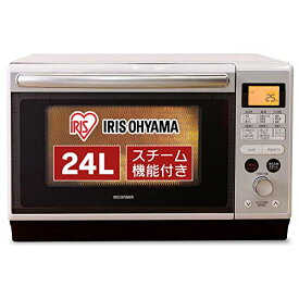 アイリスオーヤマ 過熱水蒸気 スチームオーブンレンジ 24L ホワイト MO-F2402