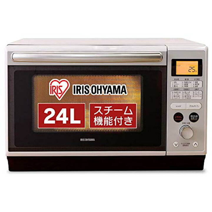 楽天市場】アイリスオーヤマ 過熱水蒸気 スチームオーブンレンジ 24L 