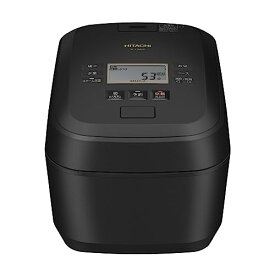 日立 炊飯器 5.5合 圧力スチームIH 蒸気カット RZ-V100GM K フロストブラック 八代目儀兵衛 監修 日本製 大火力 沸騰鉄釜